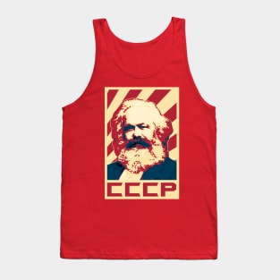 Karl Marx CCCP Retro Propaganda Tank Top